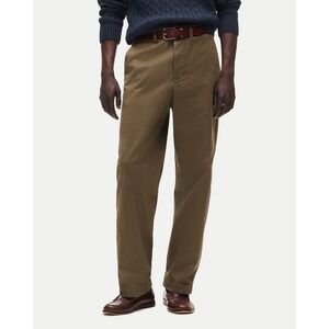 Wallace & Barnes Mens Size 31x32 Selvedge Officer Chino Olive Green CH522 NEW